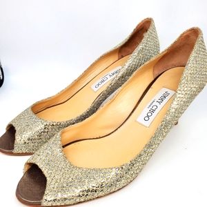 Jimmy Choo Champagne Pumps
